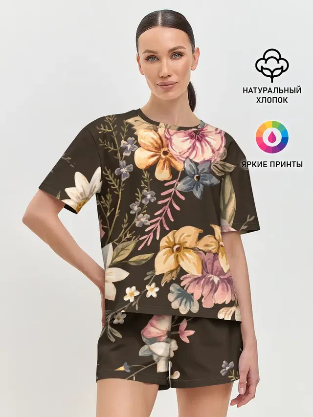 Женская пижама с шортами