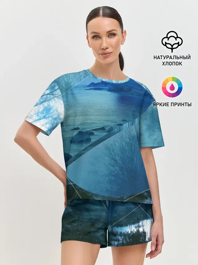 Женская пижама с шортами