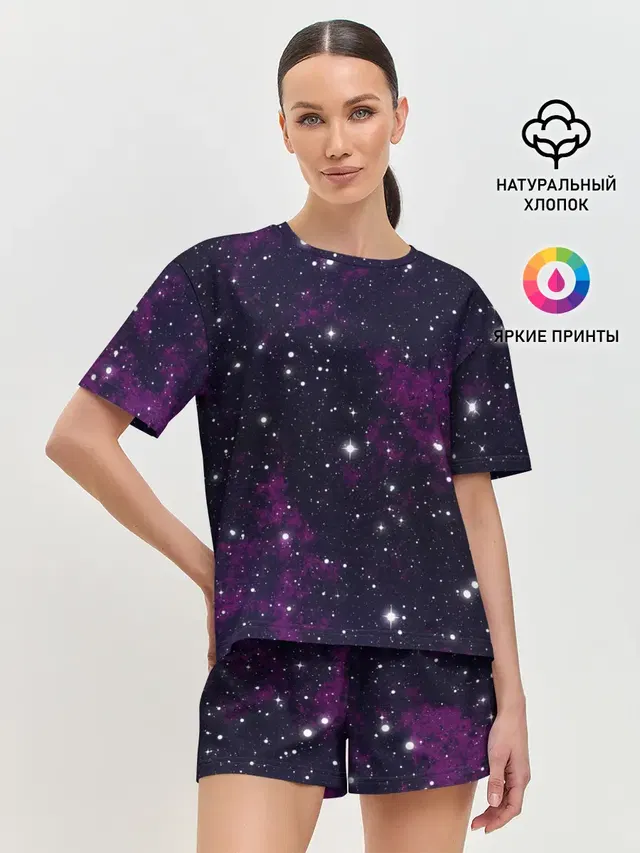Женская пижама с шортами