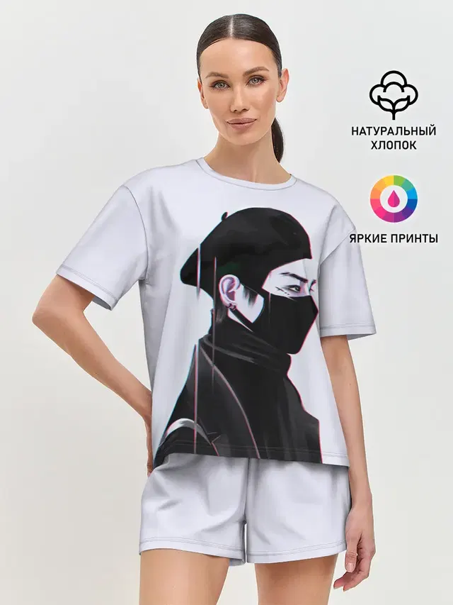 Женская пижама с шортами