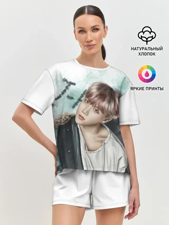 Женская пижама с шортами