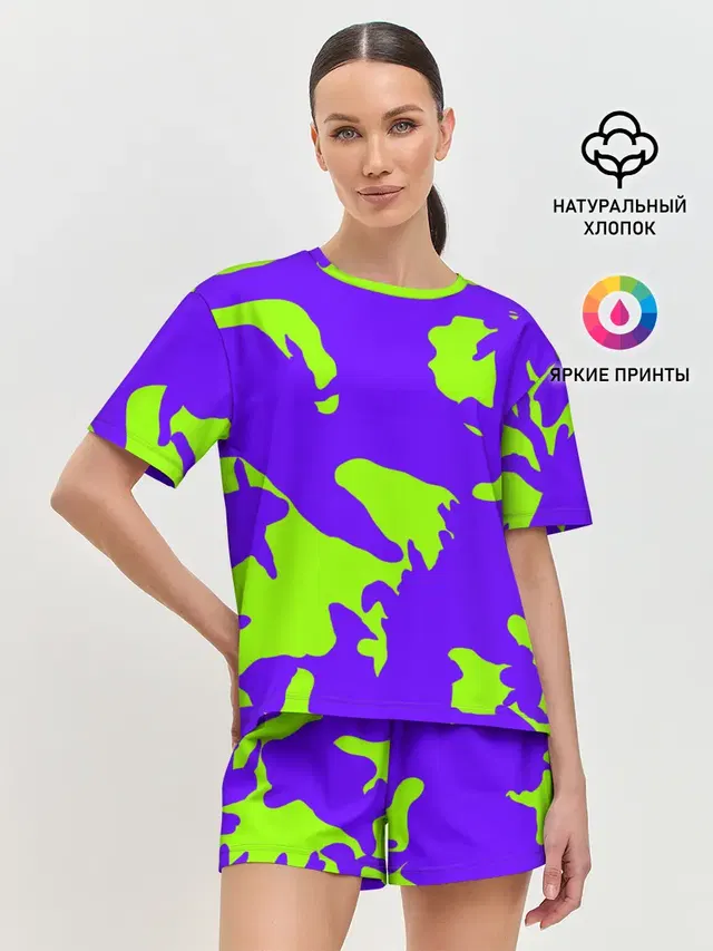 Женская пижама с шортами