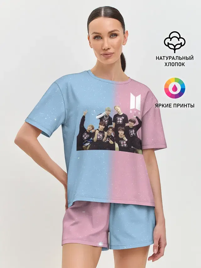 Женская пижама с шортами