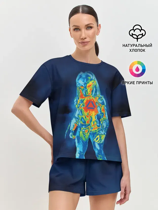 Женская пижама с шортами