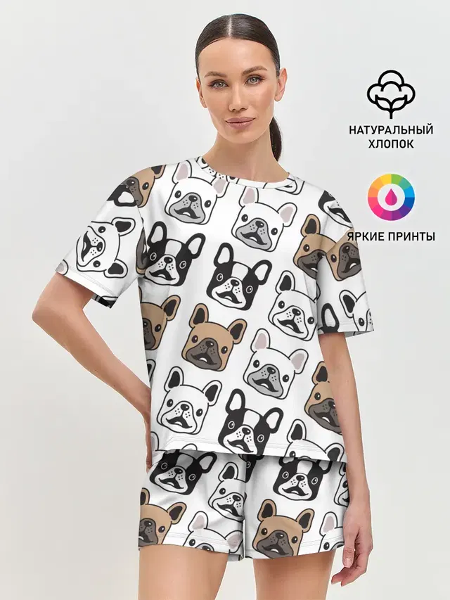Женская пижама с шортами