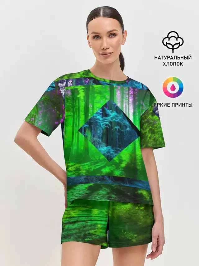Женская пижама с шортами