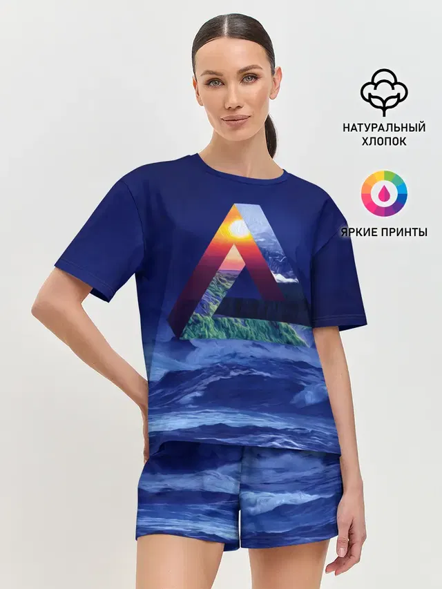 Женская пижама с шортами