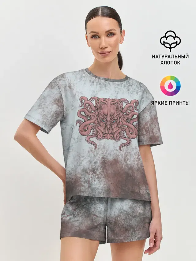 Женская пижама с шортами