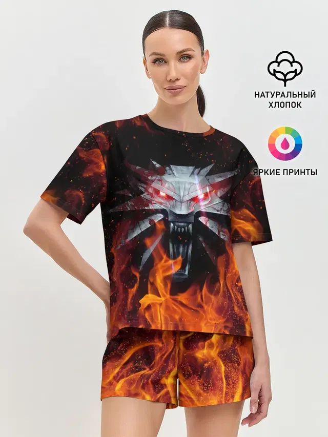 Женская пижама с шортами