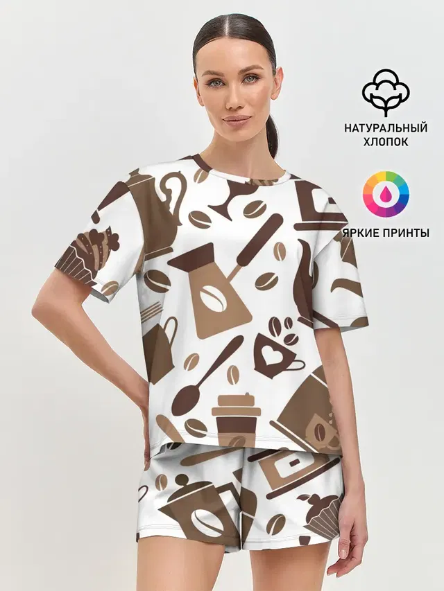 Женская пижама с шортами