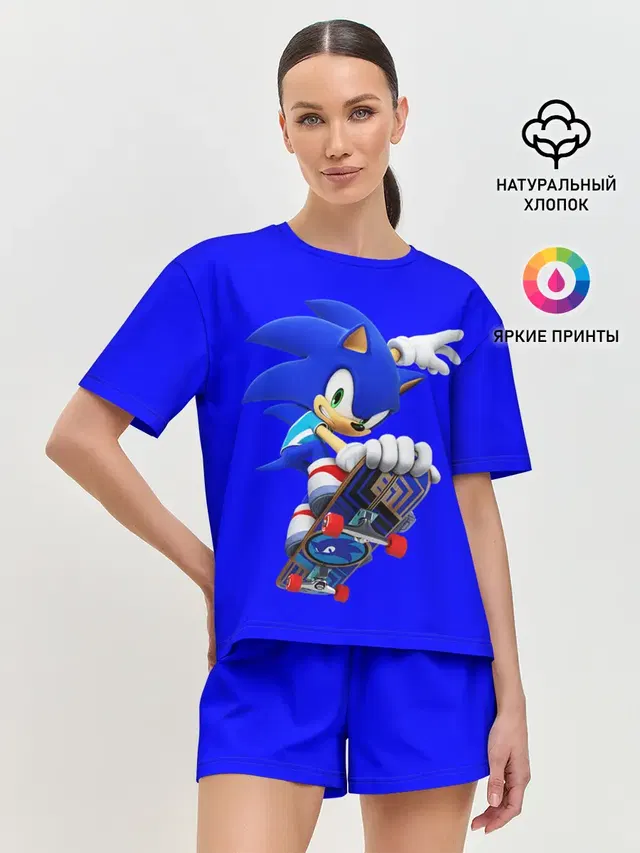 Женская пижама с шортами