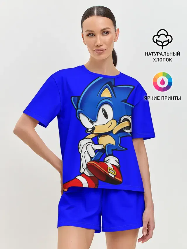 Женская пижама с шортами