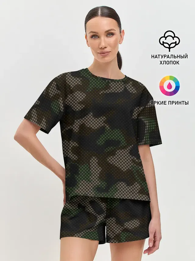 Женская пижама с шортами