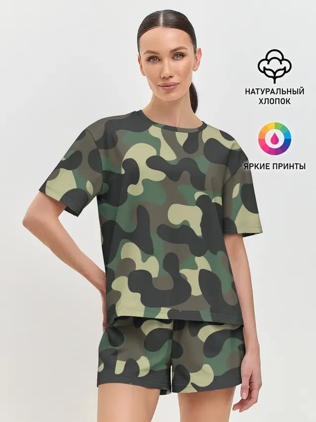 Женская пижама с шортами