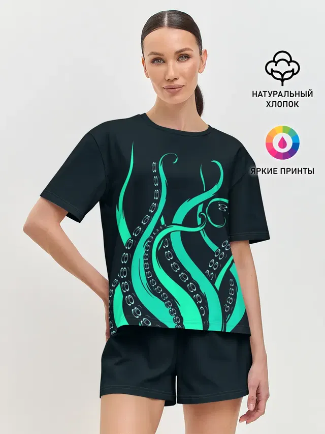Женская пижама с шортами
