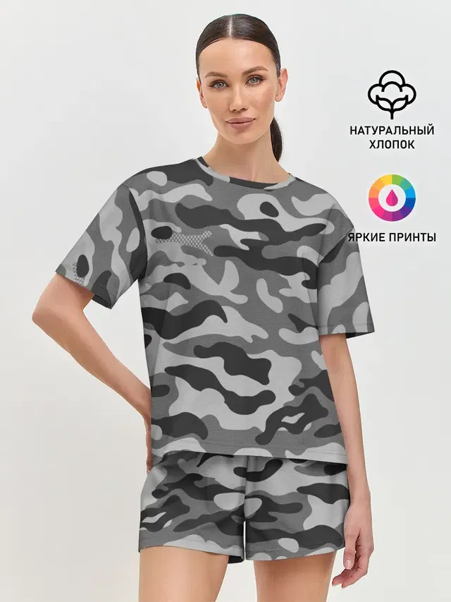 Женская пижама с шортами