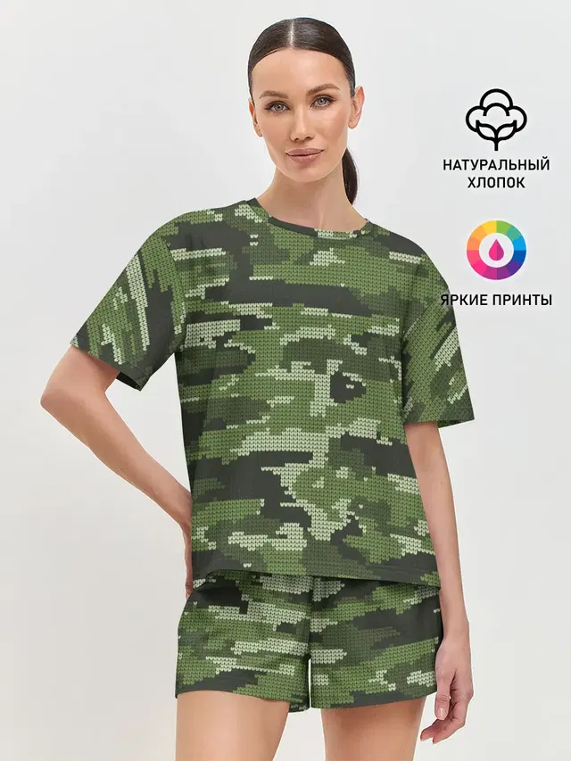 Женская пижама с шортами
