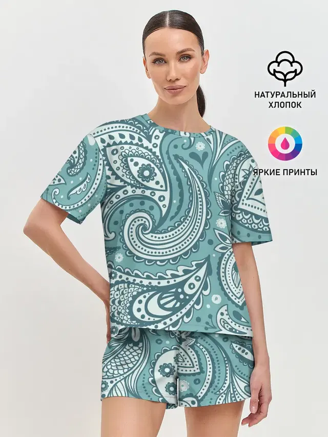 Женская пижама с шортами