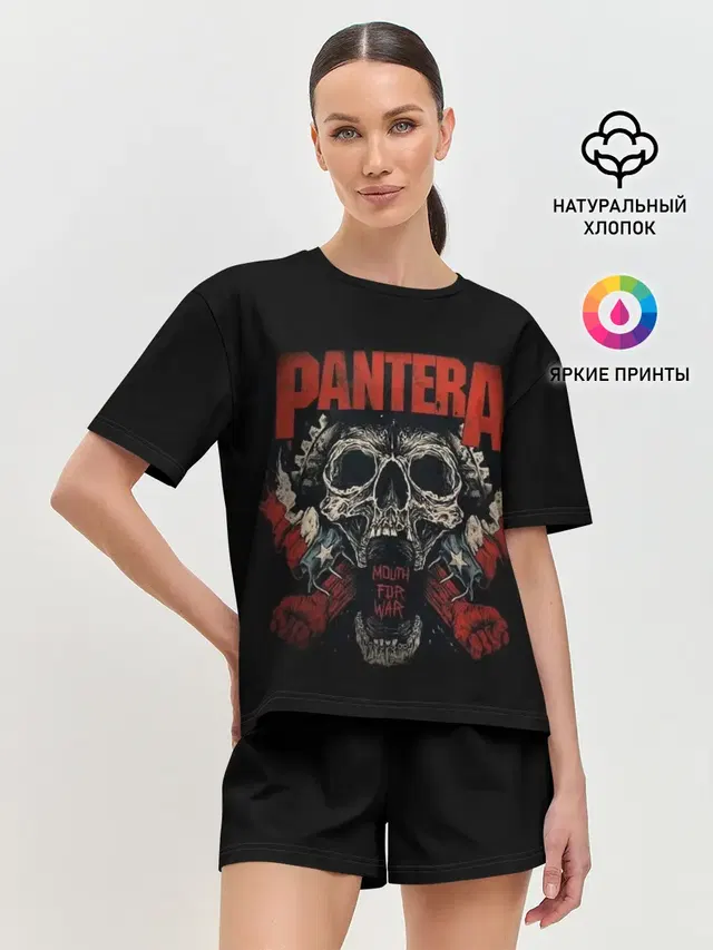 Женская пижама с шортами