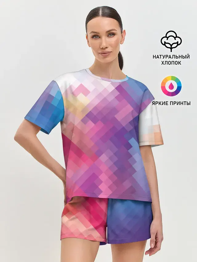 Женская пижама с шортами
