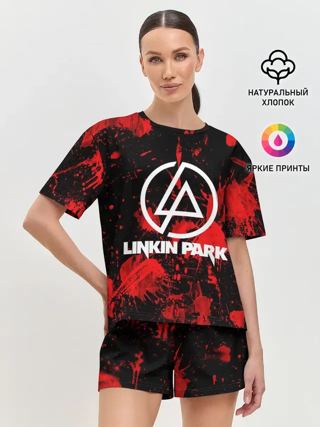 Женская пижама с шортами