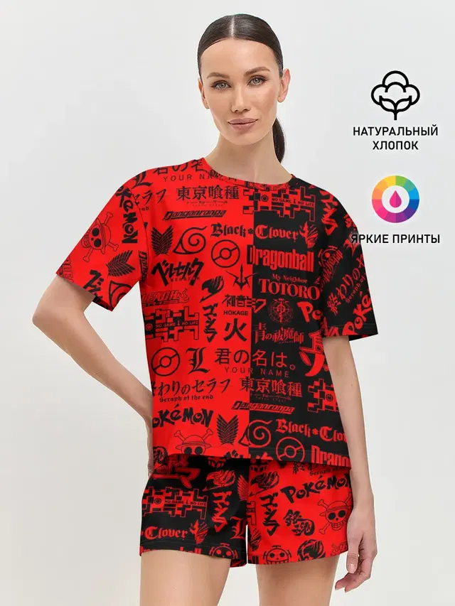 Женская пижама с шортами