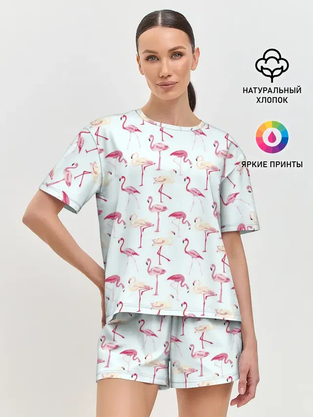 Женская пижама с шортами