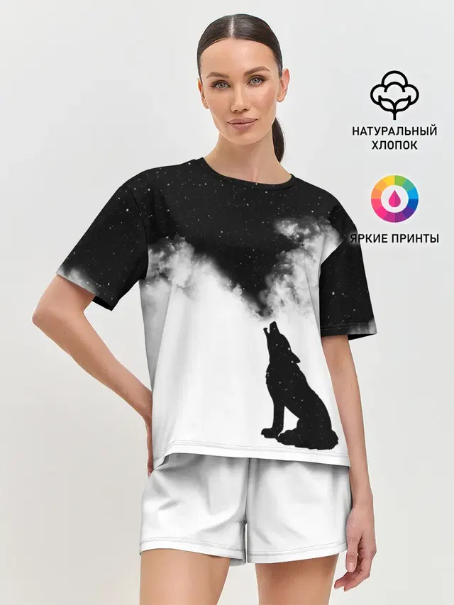 Женская пижама с шортами