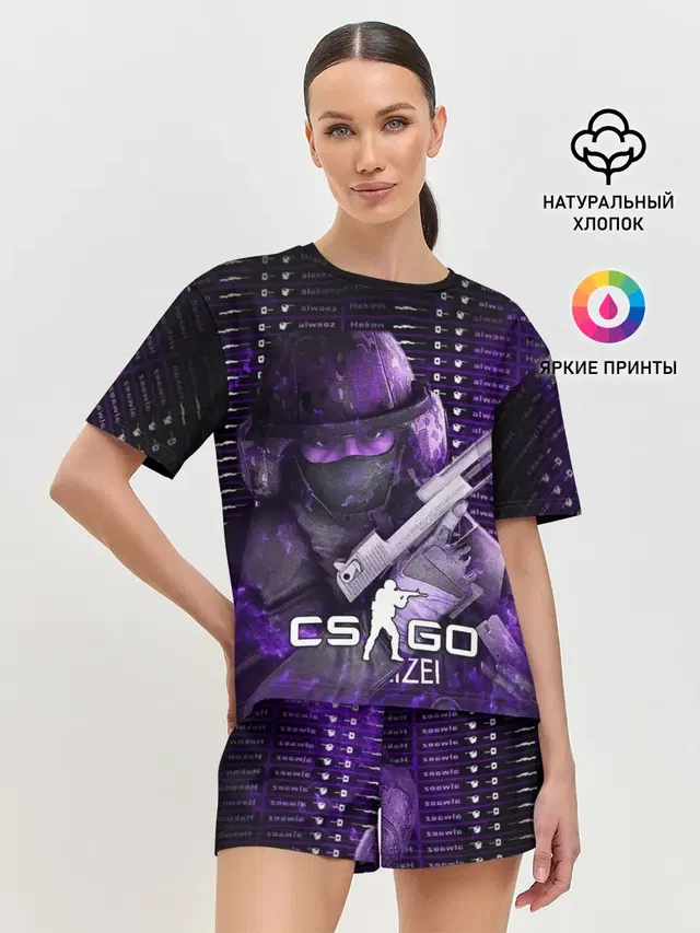 Женская пижама с шортами
