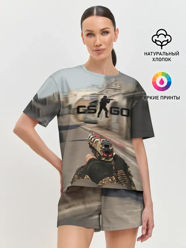 Женская пижама с шортами