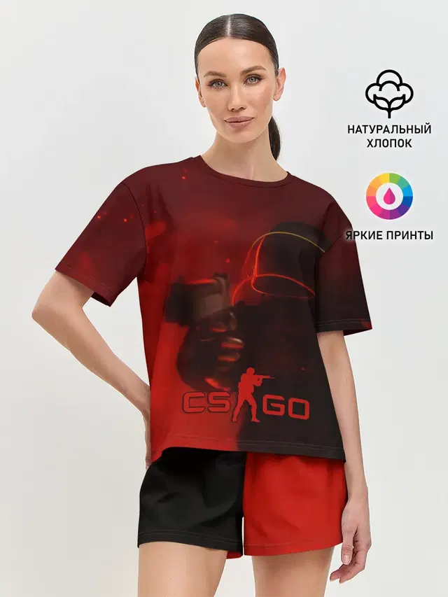 Женская пижама с шортами
