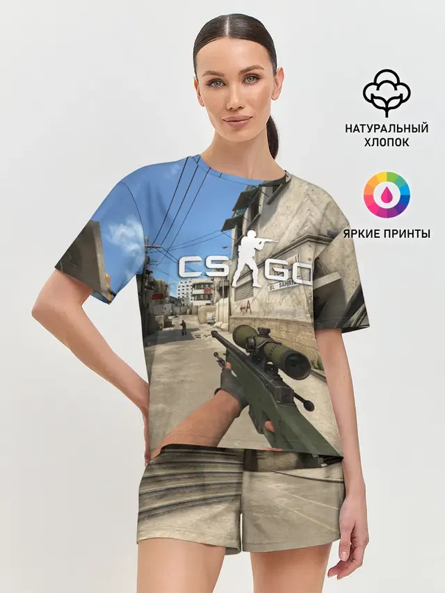 Женская пижама с шортами
