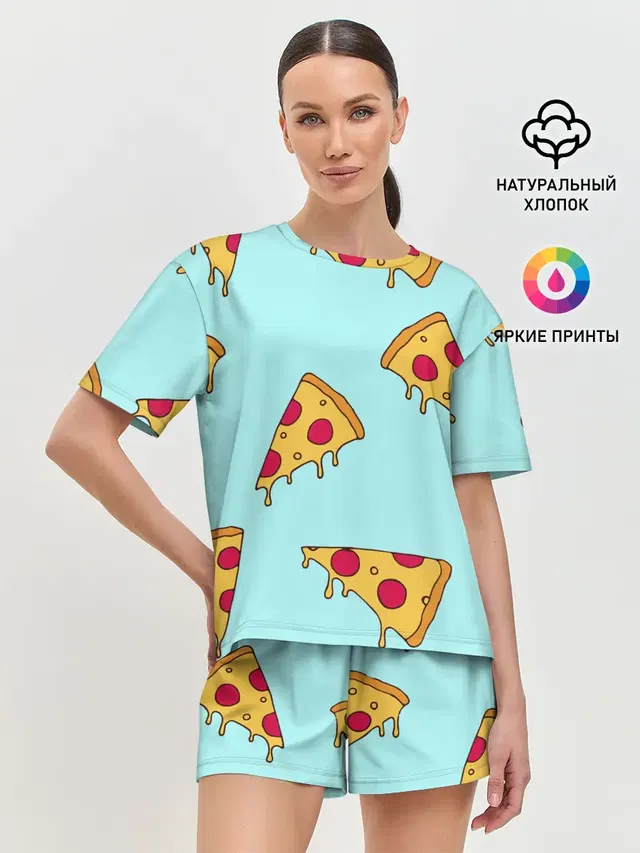Женская пижама с шортами