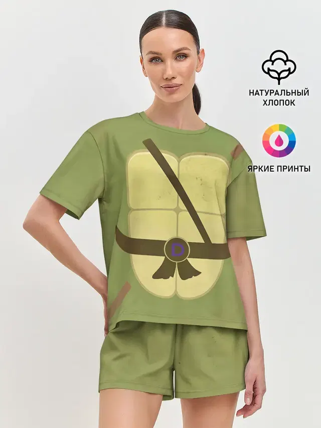 Женская пижама с шортами