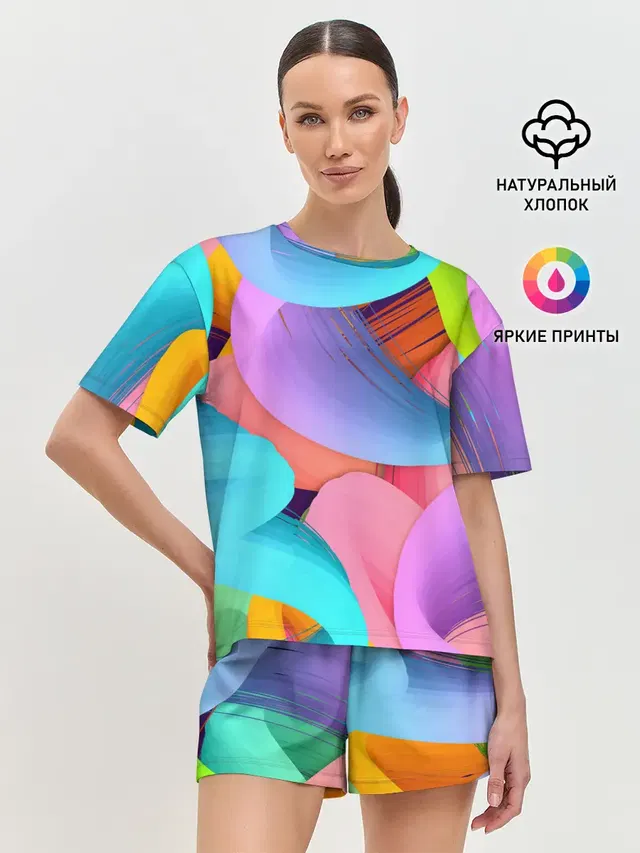 Женская пижама с шортами