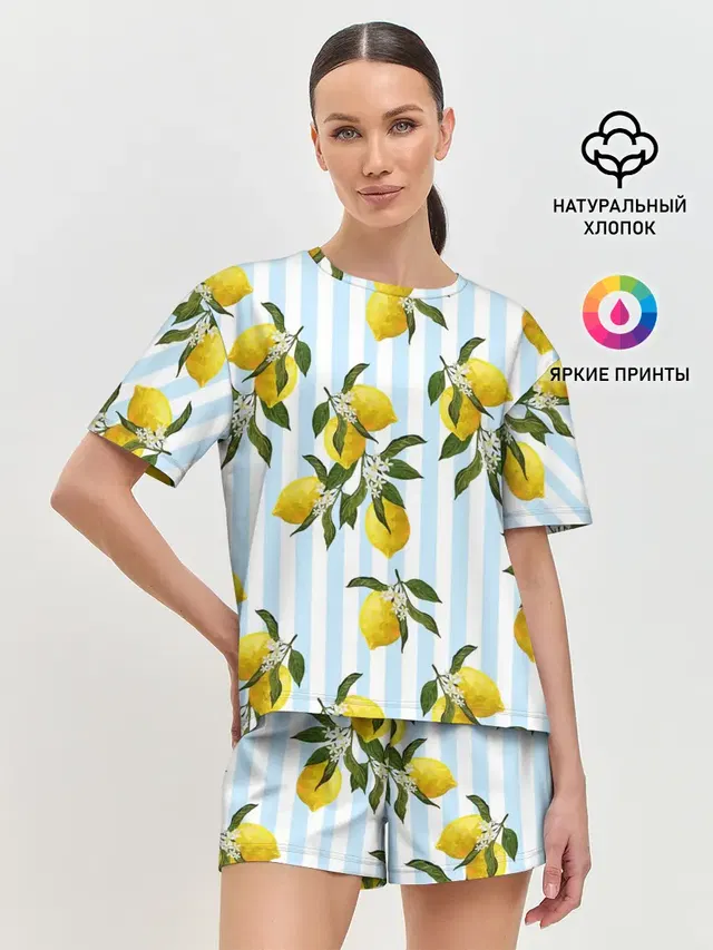Женская пижама с шортами