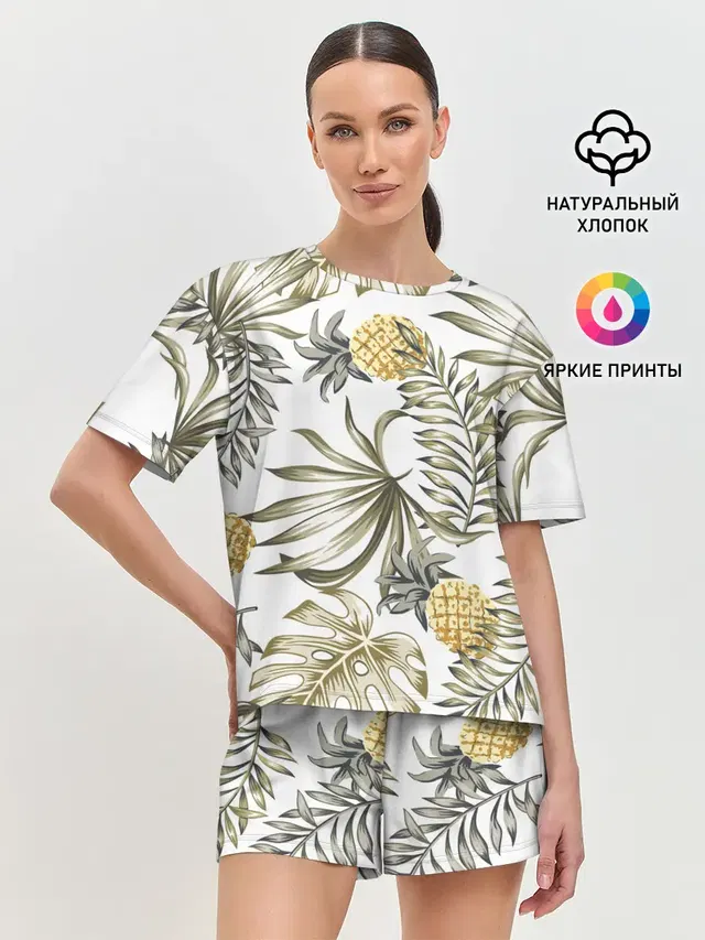 Женская пижама с шортами