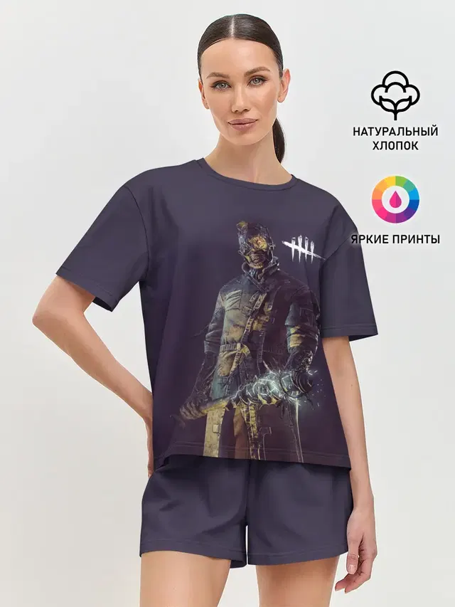 Женская пижама с шортами с принтом «Dead by Daylight»