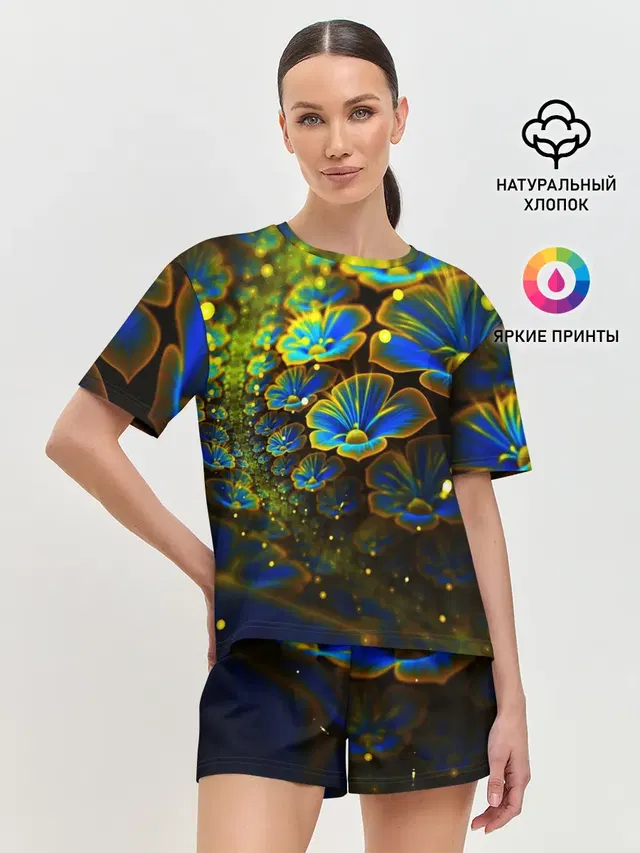 Женская пижама с шортами