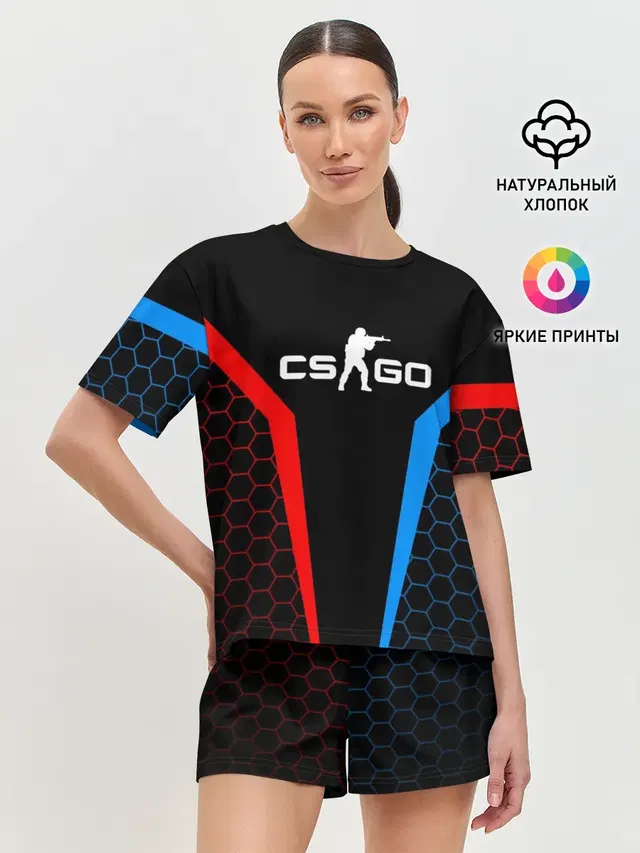 Женская пижама с шортами