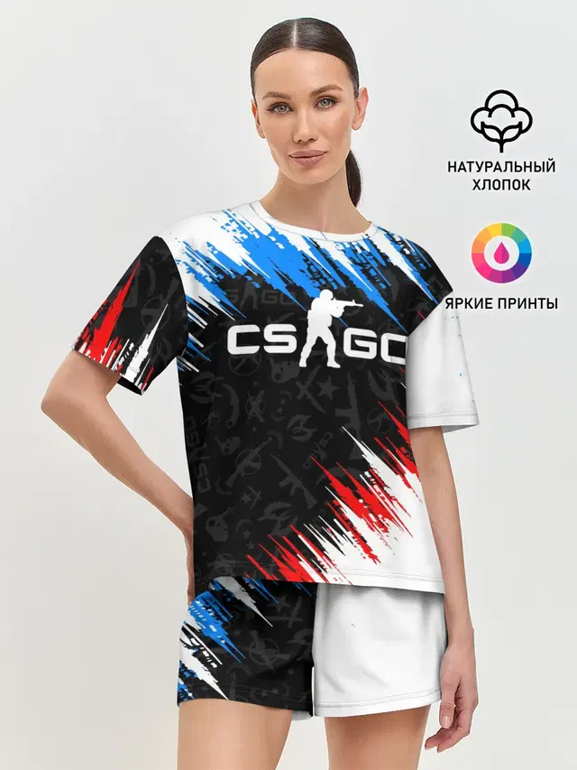 Женская пижама с шортами
