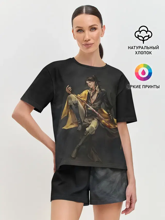 Женская пижама с шортами