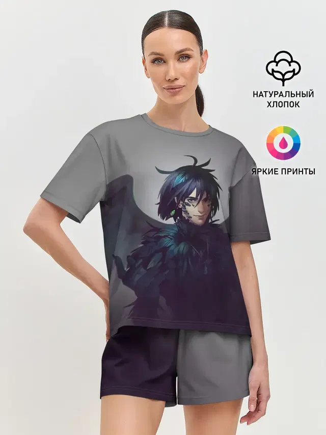 Женская пижама с шортами