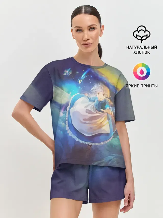 Женская пижама с шортами
