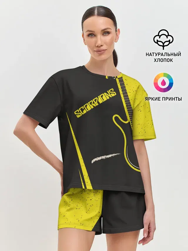 Женская пижама с шортами