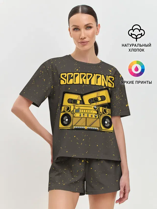 Женская пижама с шортами