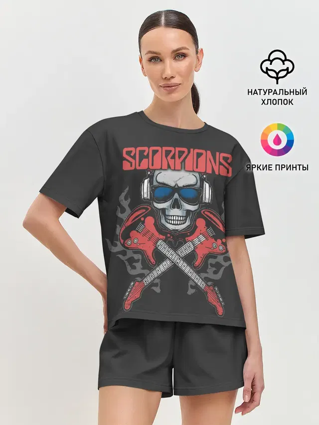 Женская пижама с шортами