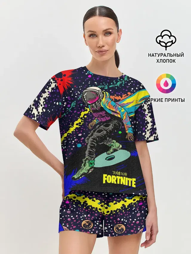 Женская пижама с шортами