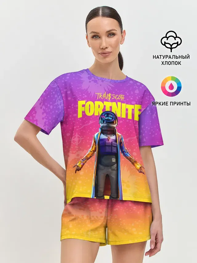 Женская пижама с шортами
