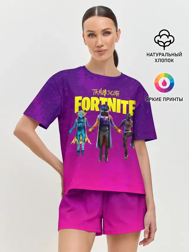 Женская пижама с шортами